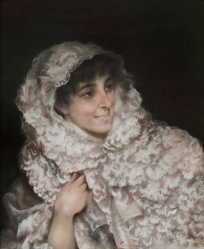 Francesco VINEA (1845-1902)
Jeune femme à...