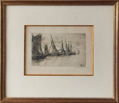 James ENSOR (1860-1949)
Les petites barques,...