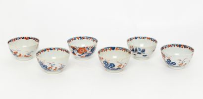 China or Japan.
Six small porcelain bowls...