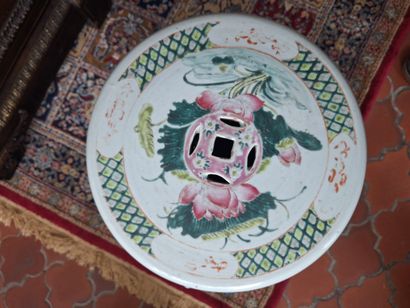 China, 20th century
Porcelain stool with...
