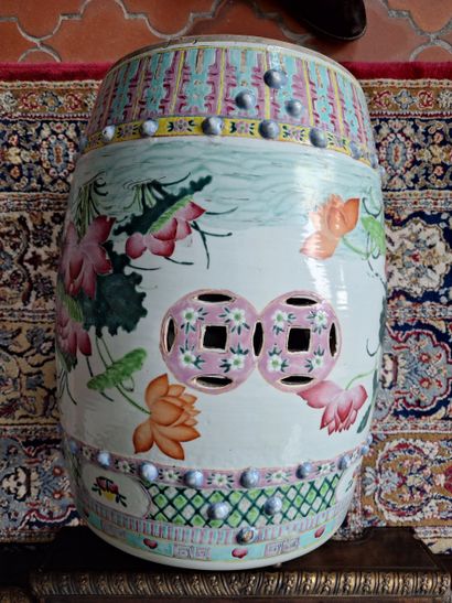 China, 20th century
Porcelain stool with...