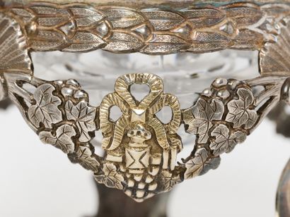 Orfèvrerie belge - Argent
Paire de salières...