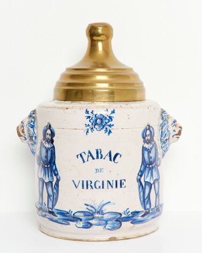 Faïence de Bruxelles, Lille ou Delft
Deux...