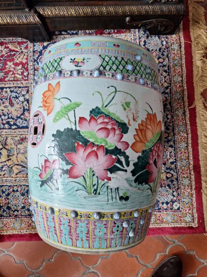 China, 20th century
Porcelain stool with...