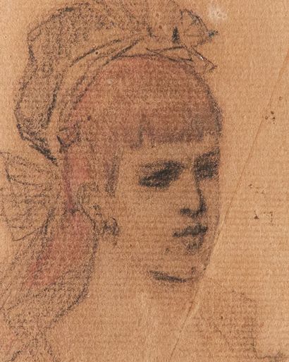 Félicien ROPS (1833-1898)
Portrait de demi...