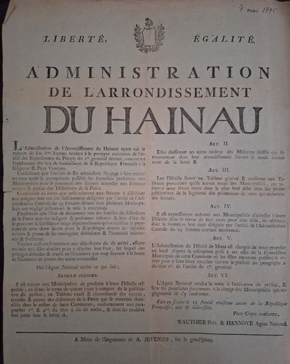 French Revolution in Hainaut and Mons
Arrest...