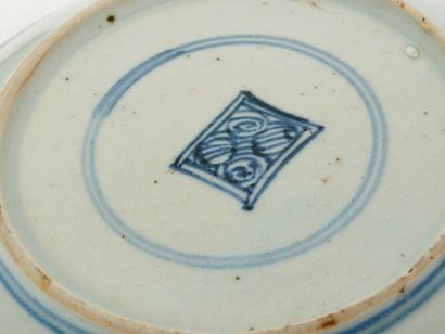 China 18th century
Two blue-white porcelain...