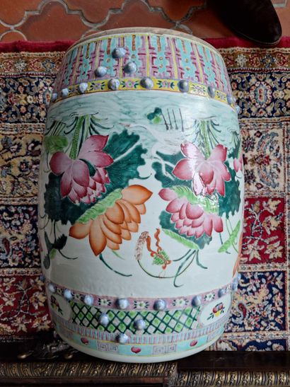 China, 20th century
Porcelain stool with...