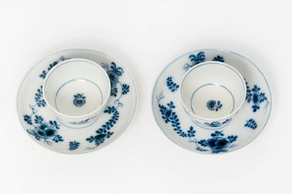 Vienne.
Deux petits bols (diam. 8cm) et leurs...