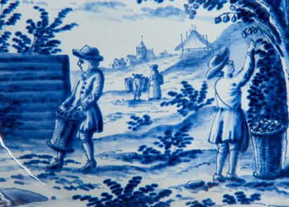 Makkum, XVIIIe/XIXe dans le style de Delft
8...