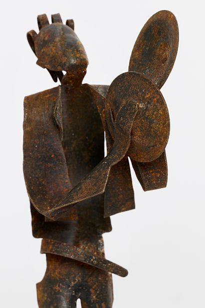 Anonymous
Jazz musicians in rusted wrought...