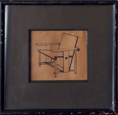 Jozef Peeters (1895-1960)
Etude pour un fauteuil...
