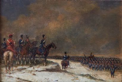 Allemagne, Prusse, XIXe. 
Troupe passée en...
