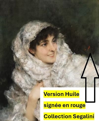 Francesco VINEA (1845-1902)
Jeune femme à...