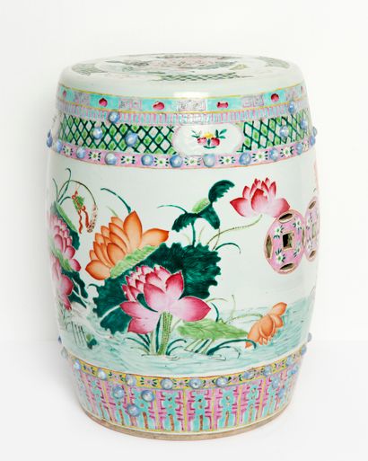 China, 20th century
Porcelain stool with...
