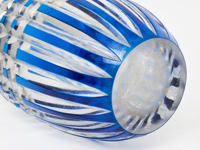 Val Saint Lambert
Art Deco clear crystal...