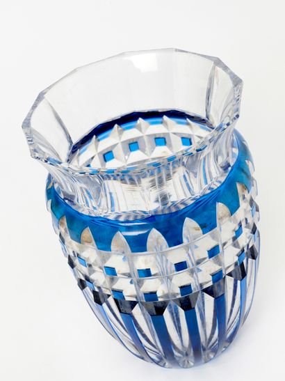 Val Saint Lambert
Art Deco clear crystal...