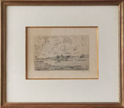 James ENSOR (1860-1949)
Vue de Nieuport,...