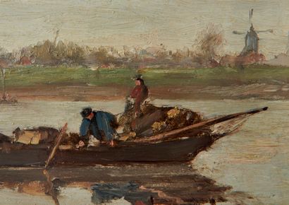 Hendrick Lodewijk PERMEKE (1849-1912)
Bateaux...