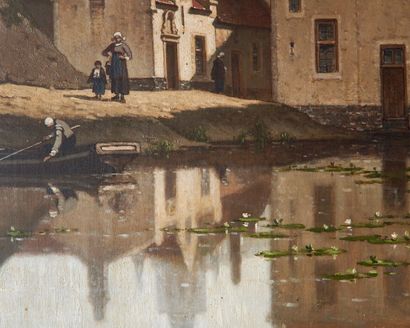 François STROOBANT (1819-1916)
Vue de Bruges....