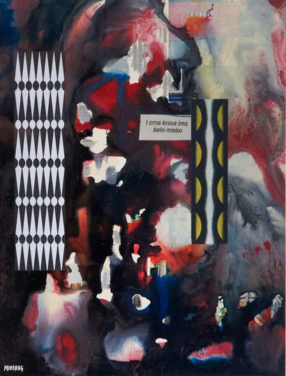 Dordevic MIODRAG (1936)
Composition abstraite....