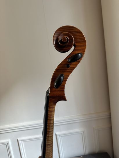 Violin making - Cello - Albert Jacquot in...