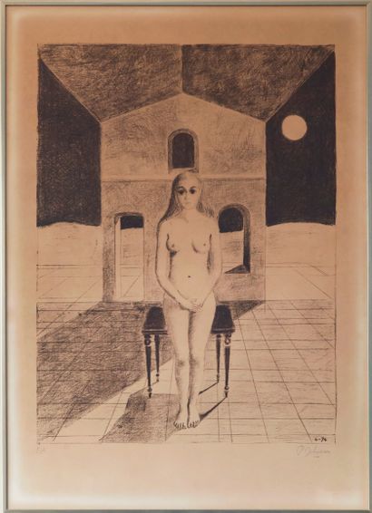 Paul DELVAUX (1897-1994)
La voyante, Avril...