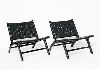 Olivier De Schrijver (◦1958)
Paire de chauffeuses...