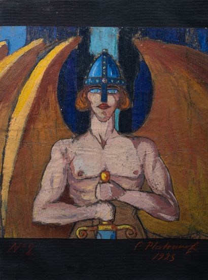 Constantin PLATOUNOFF (1885-1965)
Archangel...