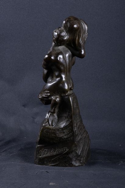 Serge ZELIKSON (1890-1966)
Embracing couple....