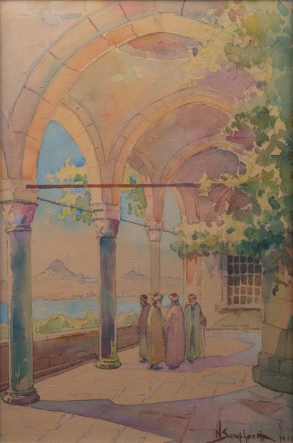 Nikolai SARAPHANOFF (XIX-XX)
Oriental view...