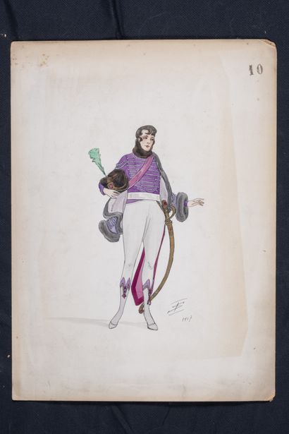Igor SOKOLOFF (XIX-XX)
1 Outfit drawing....