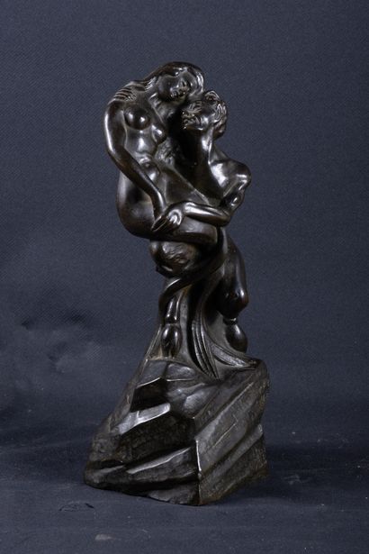 Serge ZELIKSON (1890-1966)
Embracing couple....