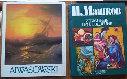 Set of ten books on Russian painting