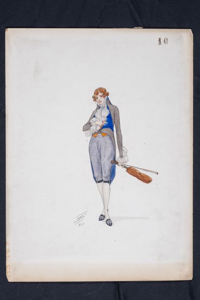 Igor SOKOLOFF (XIX-XX)
1 Outfit drawing....