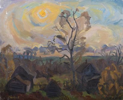A.P. SUROVCEV (XX)
Sunset over the village....