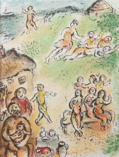 Marc CHAGALL (1887-1985)
The Island of Aeolus....