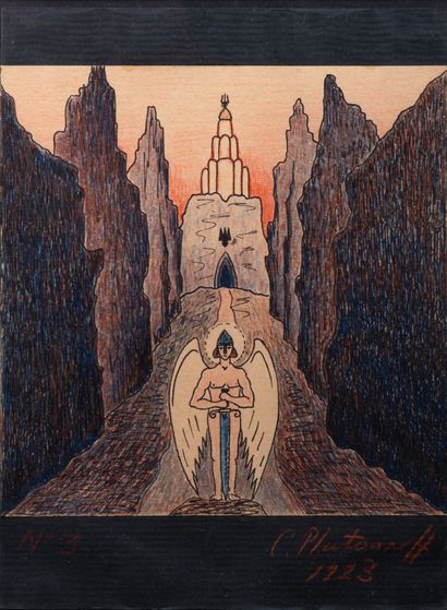 Constantin PLATOUNOFF (1885-1965)
Archangel...
