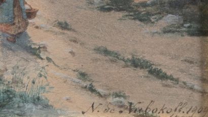 Nikolai Vasilyevich NABOKOFF (19th-20th)
Dusk...