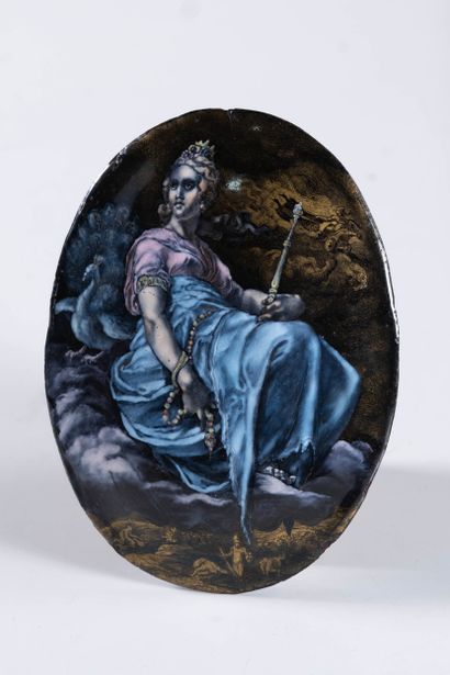 Emaux de Limoges- Entourage d'Ernest Blancher...
