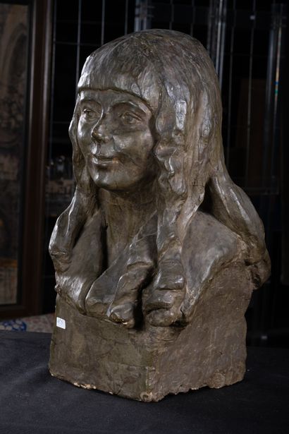 Claire DELSAUX (1893-1976)
Buste de jeune...