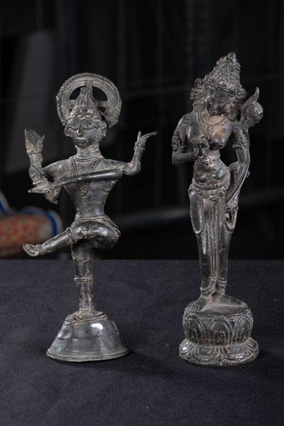 Inde
Statuettes de bronze de Shiva et Tara...
