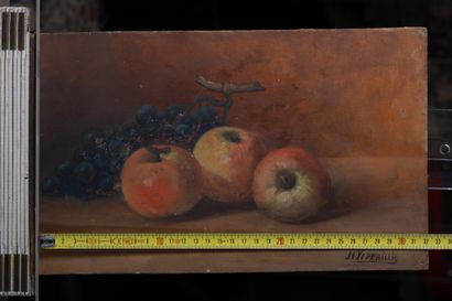 H.Verfaillie
Composition au pommes et raisins....