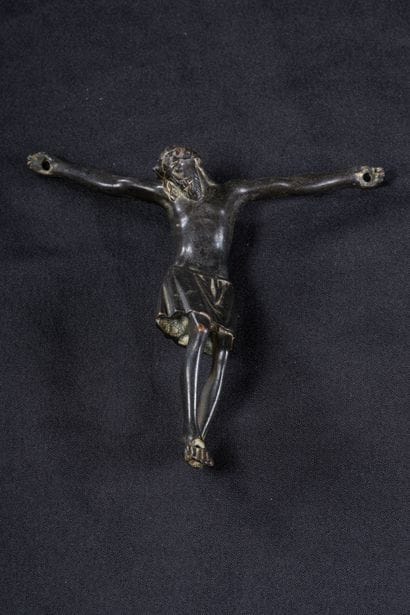 Christ en bronze - Travail ancien