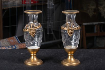 France fin XIXe - Style Louis XVI
Paire de...