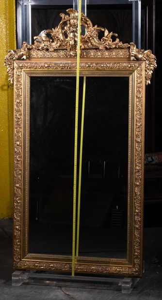 Miroir Napoléon III à l'amour flutiste. Une...