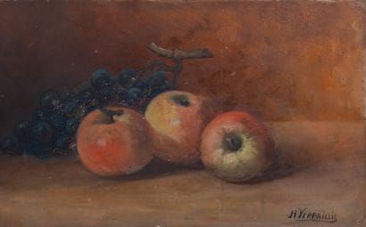 H.Verfaillie
Composition au pommes et raisins....