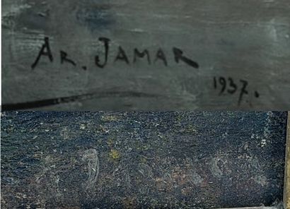 Guillaume VOGELS (1836-1896) ou Armand JAMAR...