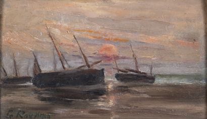 Hippolyte LE ROY (1857-1943)
Voiliers au...
