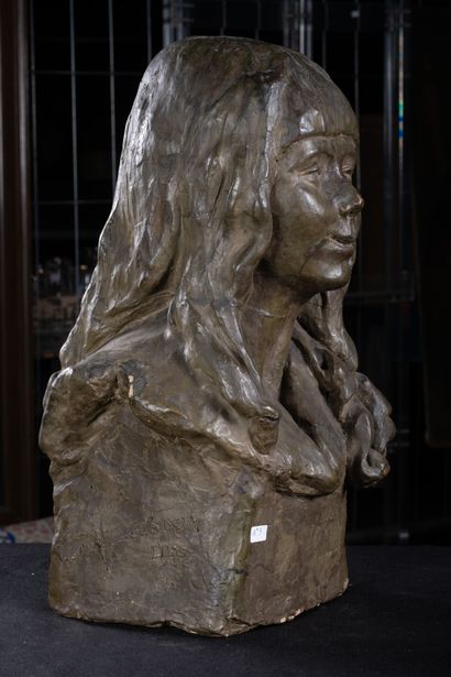 Claire DELSAUX (1893-1976)
Buste de jeune...